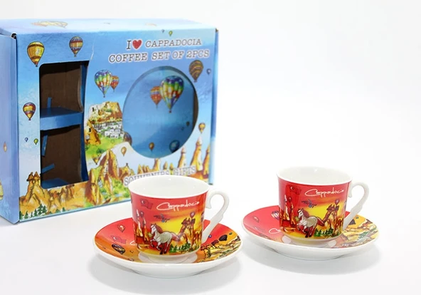 Yöresel İkili Fincan Seti Model 1 ürün görseli 1