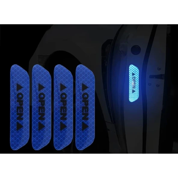 Reflektif Araç Kapı Stickerı - Resim 5
