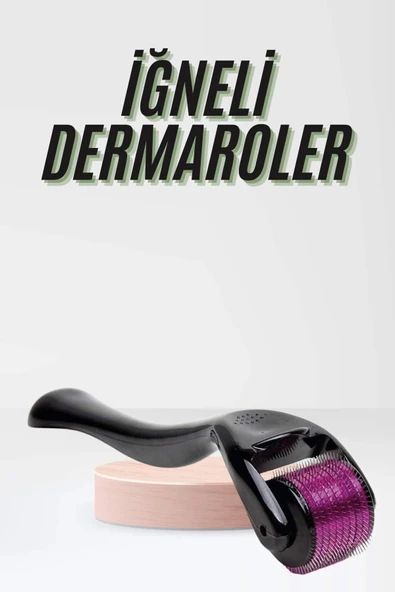 Saç Çıkarma Tarağı Dermaroller 540 Iğneli Roller 1 Mm Iğne Cilt Yüz Yenileme Bakım Seti ürün görseli 1