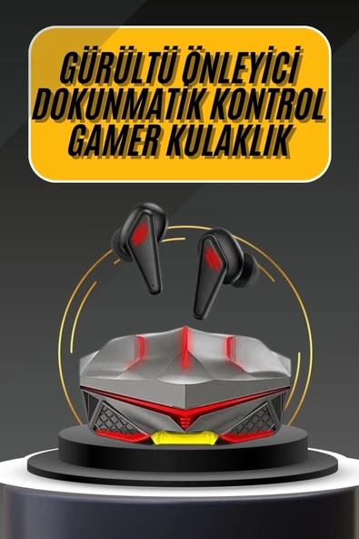 Bluetooth Kulaklık HD Ses Kaliteli Işıklı Metal Kasa Ios Android Uyumlu Mikrofonlu ürün görseli 1