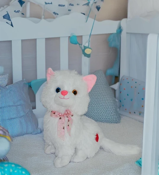 PELUŞ KEDİ 33CM HALLEY ürün görseli 1