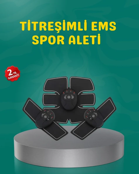 EMS Titreşimli Spor Cihazı Kas Geliştirme ve Yağ Yakma 2025 Seri Orijinal ürün görseli 1