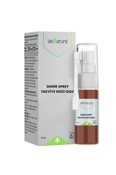 VENATURA Demir Sprey Takviye Edici Gıda 15 ml-MFREYON00721 ürün görseli 1