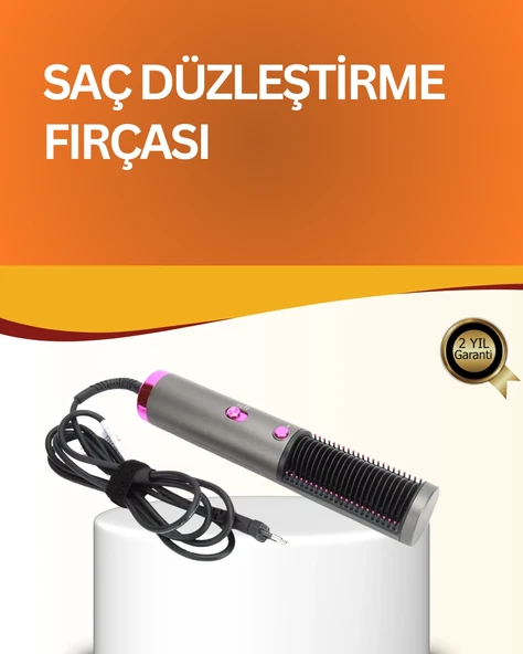 Çok Yönlü Kullanıma Uygun Saç Kurutma ve Düzleştirme Fırçası ürün görseli 1