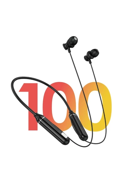 Fitness Tutkunu Boyundan Askılı Bluetooth Kulaklık 130 Saat Çalma Süresi ürün görseli 1