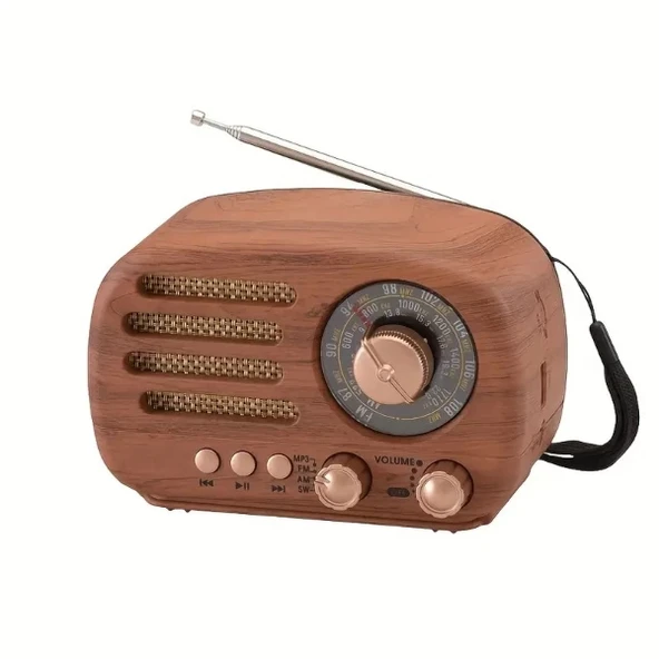 Ahşap Retro Radyo - Resim 2