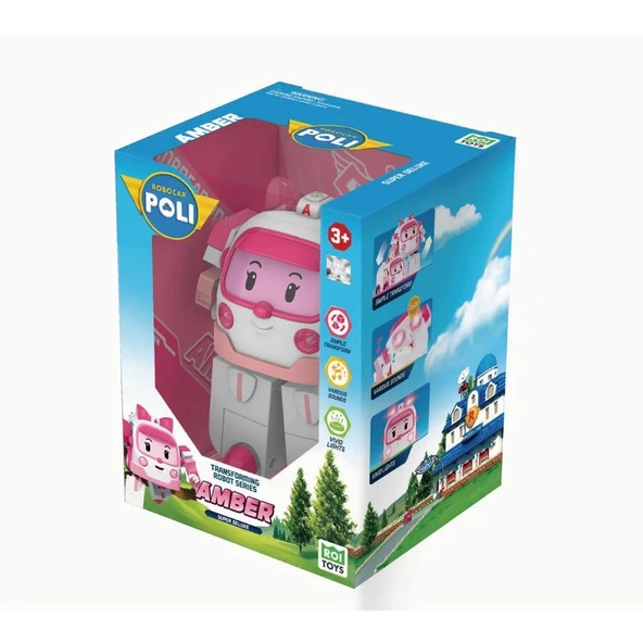 Eco Lounge Büyük Transforming Robot Amber - POLI/MRT-687 ürün görseli 1
