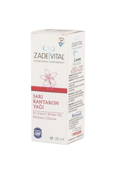 ZADE VİTAL Sarı Kantaron Yağı 20 Ml ürün görseli 1