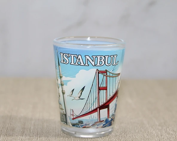 İstanbul Temalı Cam Shot Bardak ürün görseli 1