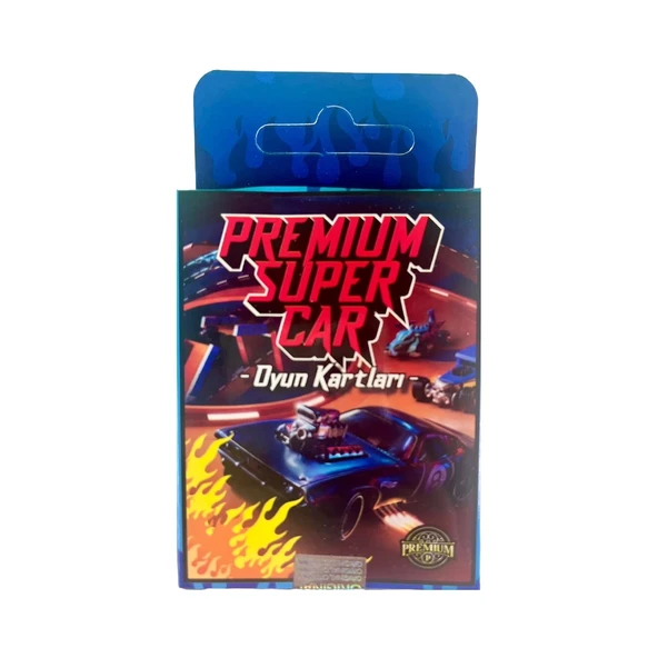Premium Arabalar Oyun Kartları - Resim 3