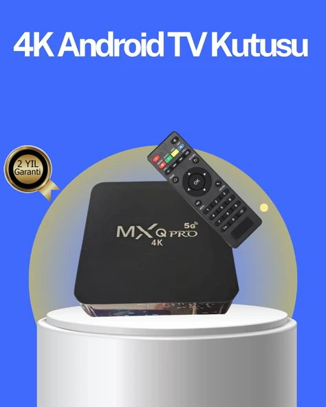 Akıllı Android TV Box – 4K Çözünürlük, 2GB RAM, 16GB Depolama, Hızlı Wi-Fi ürün görseli 1