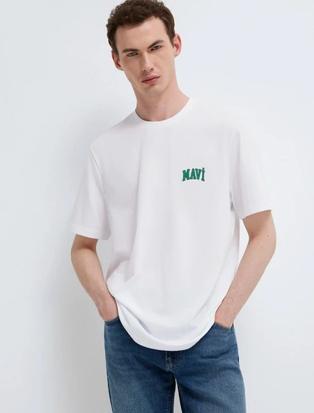 Mavi M0611714 Mavi Baskılı T-Shirt Erkek Tişort ürün görseli 1