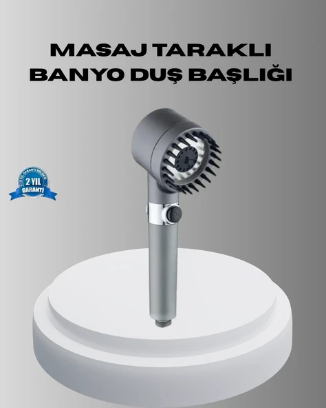 Spa Etkili Masaj Uçlu Duş Başlığı Ergonomik Tasarım ürün görseli 1