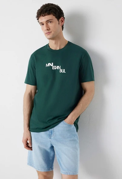 Mavi M0612274 İstanbul Baskılı T-Shirt Erkek Tişort ürün görseli 1