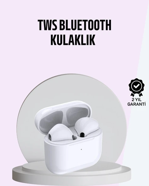 iPhone 11 12 13 14 15 Pro Max Uyumlu TWS Kulaklık Gürültü Önleyici Stereo Ses ürün görseli 1