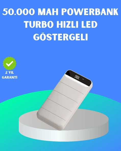 22.5W PD Destekli Taşınabilir Şarj Cihazı Çoklu Çıkışlı Model Powerbank ürün görseli 1