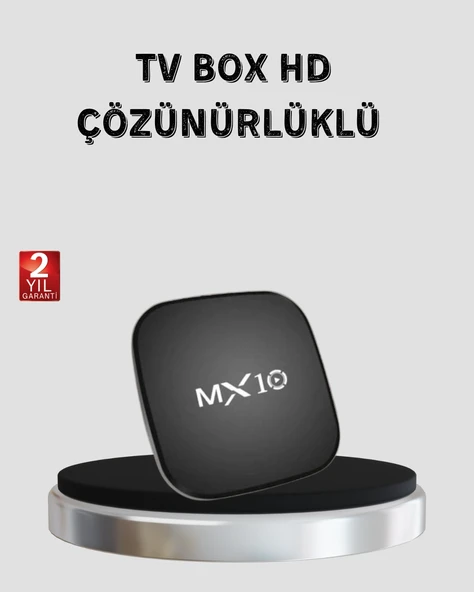 Android 4K TV Box – Wi-Fi, Bluetooth, Dolby Ses, 60 FPS Ultra HD ürün görseli 1