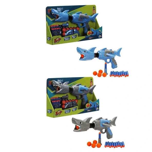 ZAP SİLAH SÜNGER TOP ATAN SHARK 2İN 10TOP - Resim 4
