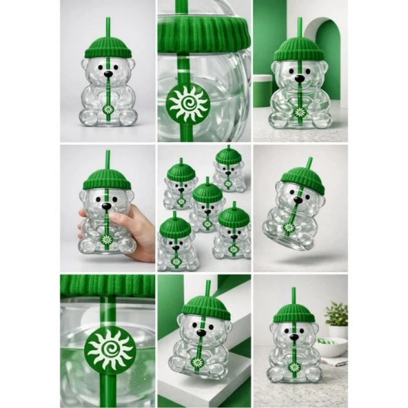 Bearista Plastik Soğuk İçecek Bardağı - Resim 5