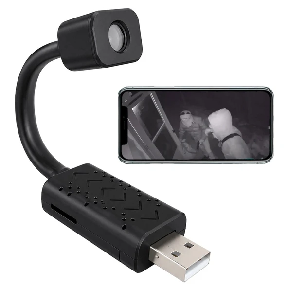 Hello HL-37822 Kablosuz Mini Wi-Fi Akıllı Güvenlik Kamerası Taşınabilir USB Girişli ürün görseli 1