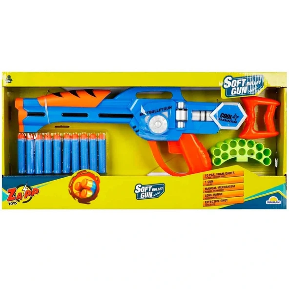 Soft Bullet Sünger Dart Atan Tüfek - Resim 2