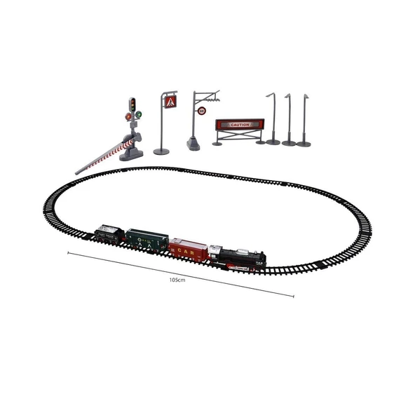 JHX6686 KUT 23 PCS CLASSIC MODEL TREN - Resim 5