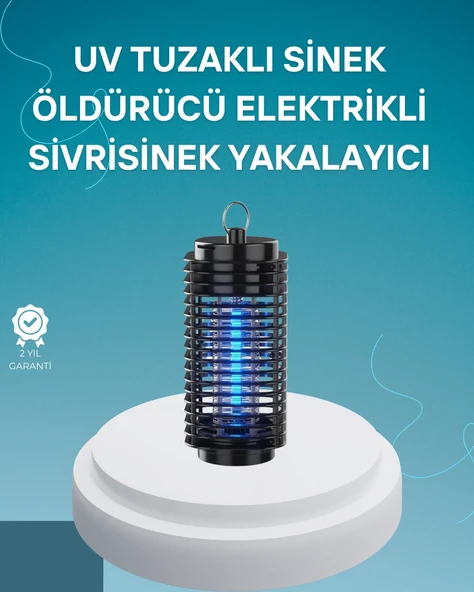 Çevre Dostu Elektrikli Sivrisinek Öldürücü Lamba – 50m² Etki Alanı ürün görseli 1