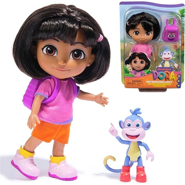 Dora the Explorer Figür Seti - Dora ve Chizi - Resim 2