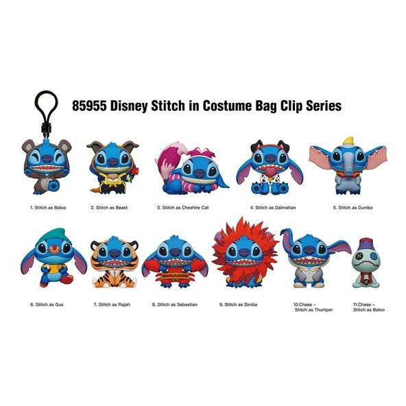 Kostümlü Stitch Klipsli Figür - Resim 2