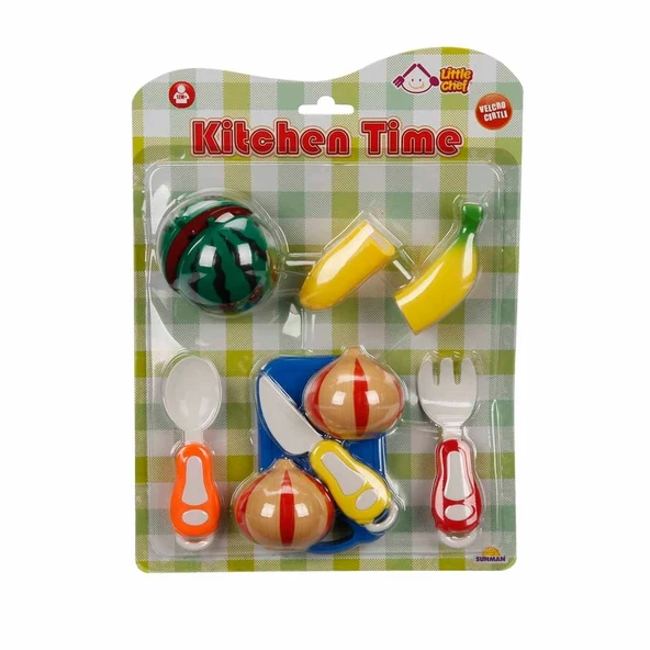 Little Chef Kesme Tahtalı Sebze ve Meyve Seti ürün görseli 1