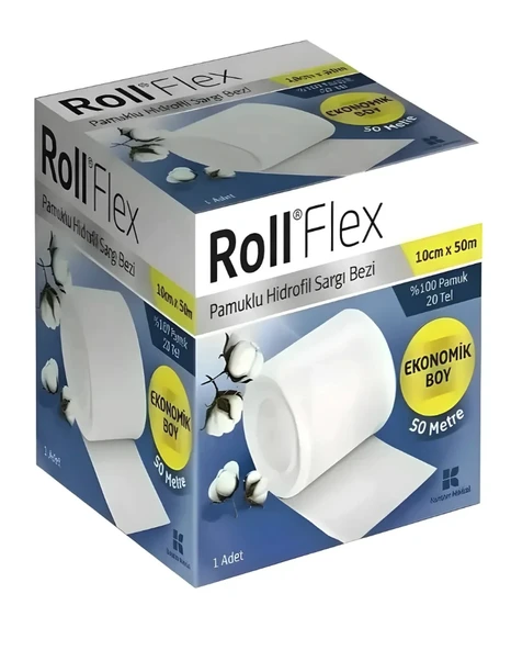Roll Flex Sargı Bezi 10cm x 50m ürün görseli 1