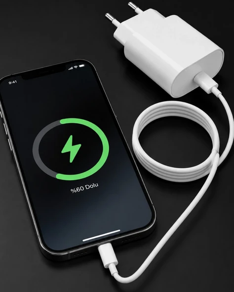 iPhone 14 13 12 Mini 11 XR XS X 20W Hızlı Şarj Adaptörü ürün görseli 1