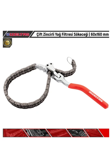 İzeltaş Çift Zincirli Yağ Filtresi Sökeceği | 60x160 mm ürün görseli 1