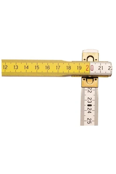 BMİ Bmı Gizli Perçinli Ağaç Metre (2mt) - Resim 3