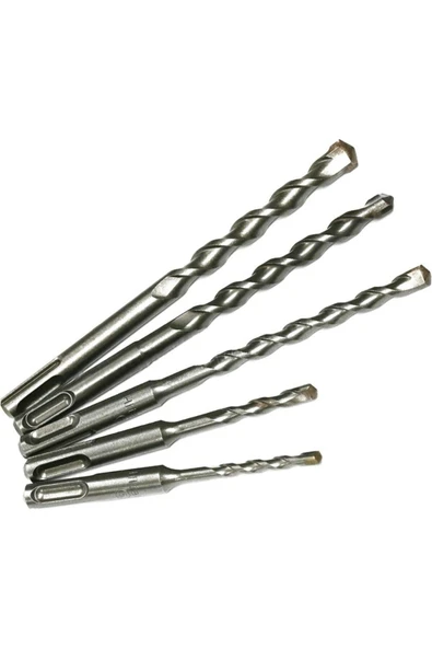 NSE Max by Reis SDS Plus 5 Parça Matkap Ucu Seti – Beton & Duvar Delici Profesyonel Uç Seti (5-6-6-7-10 mm) ürün görseli 1