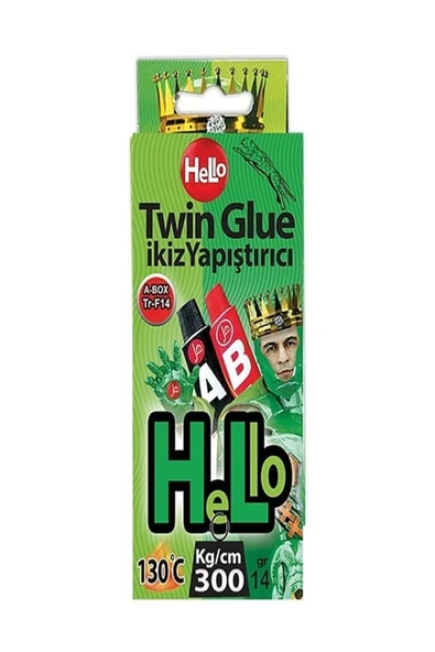 Hello Twin Glue Ikiz Yapiştirici 14 gr Iran Yapiştiricisi Cam Seramik Tahta Plastik Metal Vb. ürün görseli 1