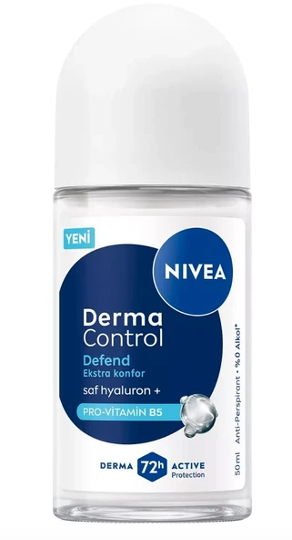 Nivea Kadın Roll-On Deodorant Derma Control Defend 50 ml ürün görseli 1