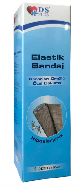 DS Plus Elastik Bandaj 15x120 cm ürün görseli 1