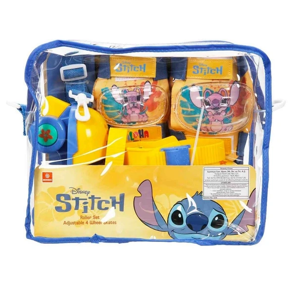 Stitch Çantalı 4 Tekerlekli Ayarlanabilir Paten Seti S00028832 ürün görseli 1