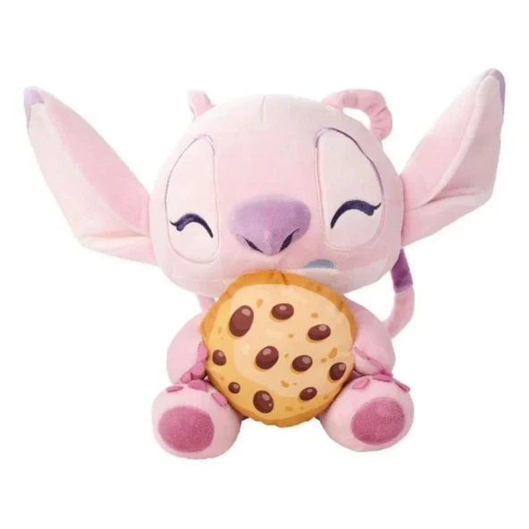 Stitch Kurabiye Yiyen Angel Peluş 25 cm ürün görseli 1
