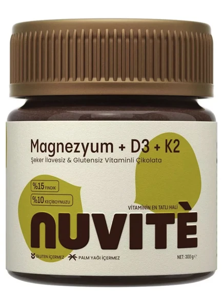 Nuvite Magnezyum Çikolata Aromalı 300 gr ürün görseli 1