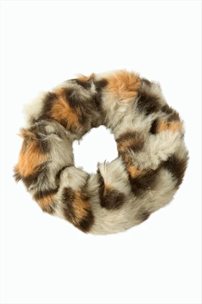 Leopar Desenli Tüylü Simit Toka 1 Adet ürün görseli 1