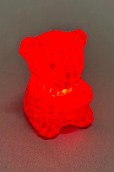 Işıklı Ayıcık Led Lamba 7 cm - Resim 2
