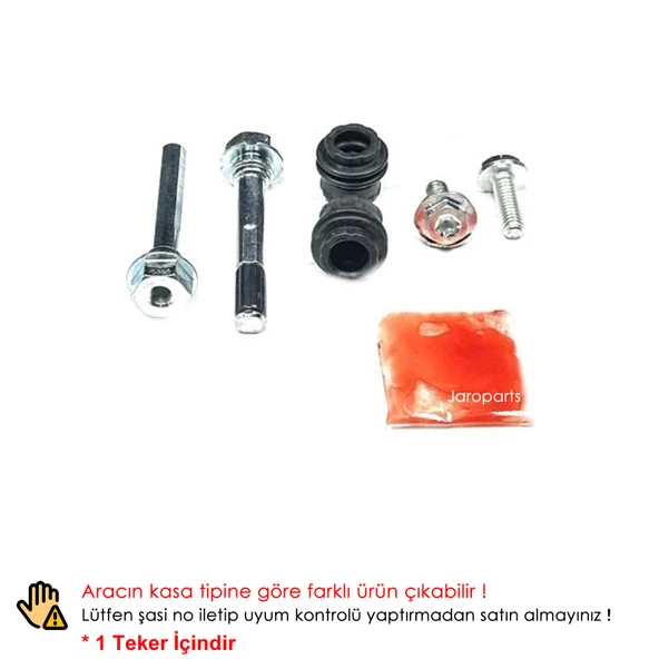 Jaroparts Nissan Qashqai Arka Fren Kaliper Pim Takımı 2014-2016 D4120-4EA0A ürün görseli 1