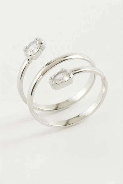 Oval Zirkon Taşlı Yüzük ürün görseli 1