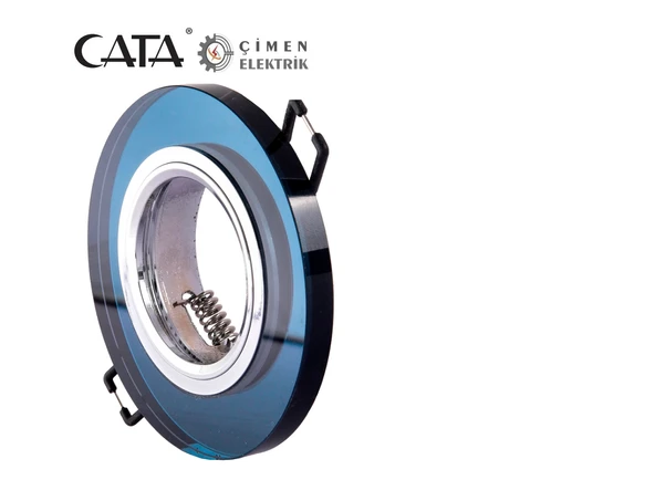 CATA CT 6646 Zambak Dekoratif Kristal Cam Spot Kasası ürün görseli 1