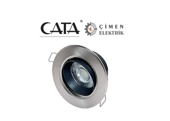 CT 5252 Cata 6W Satin Gövde Led Spot Armatür Günışığı 3200K ürün görseli 1