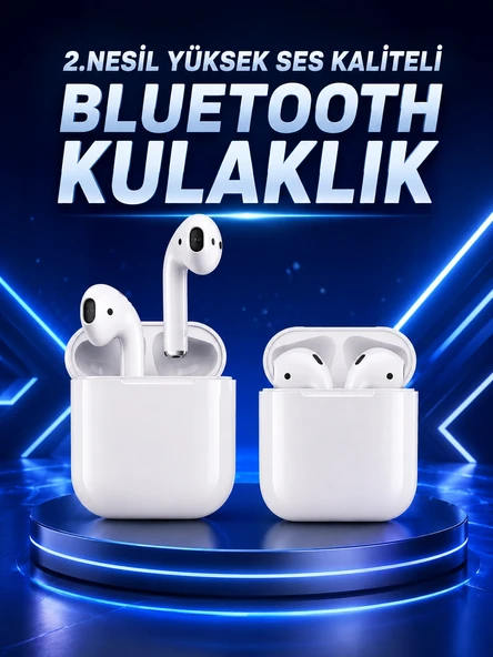 2.Nesil Yeni Model TWS Bluetooth Kulaklık Dokunmatik Kontrol Yüksek Ses Kaliteli ürün görseli 1