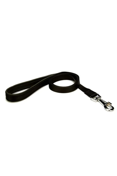 Doggie Konforlu Dokumadan El Yapımı Köpek Gezdirme Kayışı 2x140cm - Black ürün görseli 1