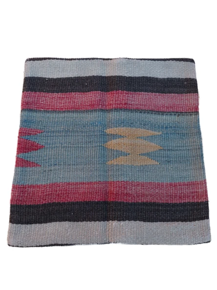 El Dokuma Yün Kilimden Üretilmiş Kırlent Yastık Kılıfı (40x40 cm) ürün görseli 1